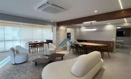 Apartamento mobiliado com 3 suítes à venda, 287 m² por r$ 4.500.000 - edifício chateau - barueri/sp