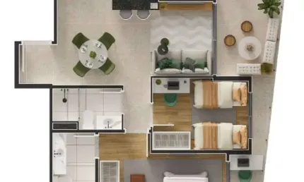 Apartamento com 2 quartos à venda na Alameda Mamoré, 481, Alphaville Industrial, Barueri