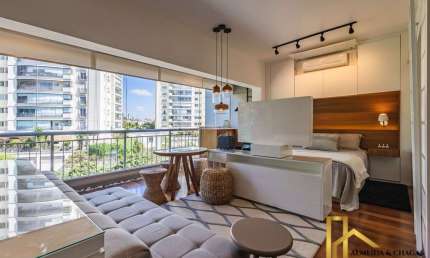 Apartamento com 1 quarto à venda na Avenida Marcos Penteado de Ulhôa Rodrigues, 4003, Tamboré, Santana de Parnaíba
