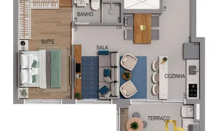 Apartamento com 1 quarto à venda na Rua Dempachi Nakayama, 356, Jardim Esperança, Barueri