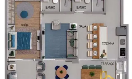 Apartamento com 2 quartos à venda na Rua Dempachi Nakayama, 356, Jardim Esperança, Barueri