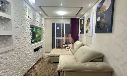 Apartamento com 2 dormitórios à venda, 58 m² por r$ 438.000,00 - jardim flor da montanha - guarulhos/sp