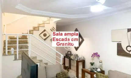 Lindo Sobrado com 3 dormitórios sendo uma suite com closet à venda, 125 m² por R$ 690.000 - Jardim Santa Clara - Guarulhos/SP