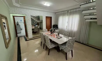 Lindo sobrado com 3 dormitórios com suite e 04 vagas à venda, 198 m² por r$ 1.420.000 - jardim são judas tadeu - guarulhos/sp