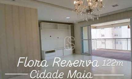 Apartamento com 3 suítes 2 vagas para alugar, 122 m² por R$ 9.180/mês - Jardim Flor da Montanha - Guarulhos/SP
