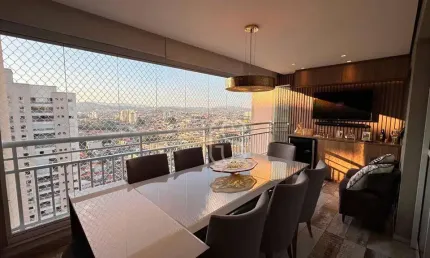 Apartamento com 3 dormitórios à venda Mobiliado, 116 m² por R$ 1.700.000 - Maia - Guarulhos/SP (Condomínio Carpe Diem)