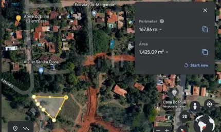 Terreno à venda em Campinas, Chácara Santa Margarida, com 1425 m²