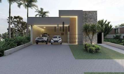 Casa à venda em Paulínia, Parque Brasil 500, com 4 suítes, com 229.36 m²