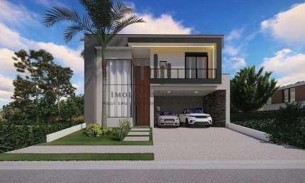 Casa à venda em Paulínia, Parque Brasil 500, com 4 suítes, com 317.72 m²