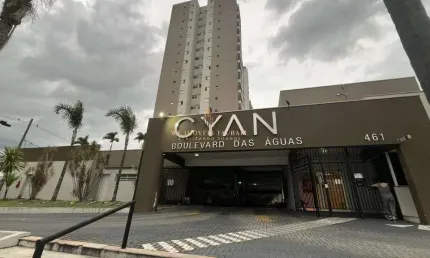 Apartamento à venda, no Condomínio CYAN Boulevard das Águas,  em Taubaté, Vila das Jabuticabeiras, com 2 quartos, 63m²