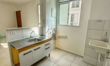 Apartamento com 2 dormitórios à venda, 45 m² por r$ 180.000,00 - jardim das bandeiras - taubaté/sp