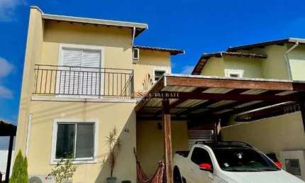 Casa de condomínio à venda, no Condomínio Residencial Jardins,  em Pindamonhangaba, Jardim Cristina, com 3 quartos, 82m²