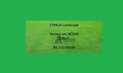 Terreno à venda, 288 m² por R$ 255.000,00 - Cyrela Landscape - Taubaté/SP