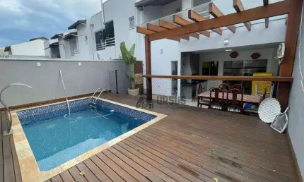Sobrado com 3 dormitórios à venda, 190 m² por r$ 720.000,00 - condomínio villagio das flores - taubaté/sp