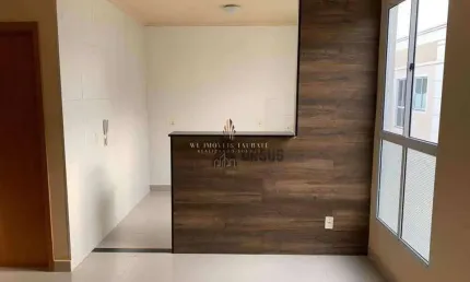 Apartamento com 2 dormitórios à venda, 48 m² por r$ 190.000 - parque senhor do bonfim - taubaté/sp