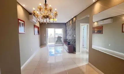 Apartamento com 2 dormitórios para alugar, 77 m² por r$ 3.457/mês - edifício áquila residence - taubaté/sp