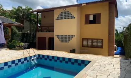 Casa à venda  em atibaia-sp, jardim itaperi: 3 quartos, 1 suíte, 3 salas, piscina, area gourmet,  area de hóspedes!