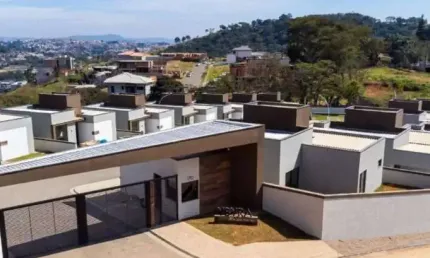Linda casa nova térrea  em Condomínio fechado à venda em Atibaia SP.
