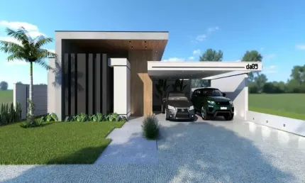 Casa térrea em construção no Condomínio Gran Ville em Atibaia - SP. São 4 suítes sendo 1 master, sala ampla, cozinha, lavabo, área gourmet, piscina,