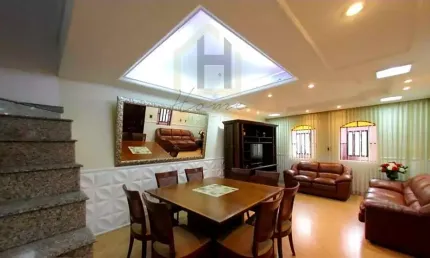 Imperdível casa à venda em são caetano do sul-sp, bairro barcelona, 3 quartos, 1 suíte, 2 vagas, 238m² área
