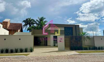 Casa à venda, Bom Clima, Chapada dos Guimarães-MT, NOVA, 145 M² úteis, 1 SUÍTE + 2/4, PISCINA C/ CA