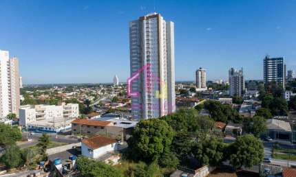 Apartamento à venda, Goiabeiras, Cuiabá-MT, Edifício CALÁBRIA, 1 Suíte + 2/4, 2 VAGAS, perto do Sho