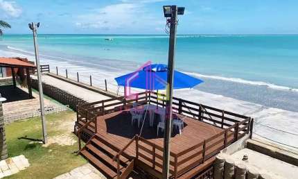 Casa à venda, Barra  Grande, Maragogi-AL, Condomínio Chalé PÉ DE AREIA, 195 m2 úteis, Frente ao Mar