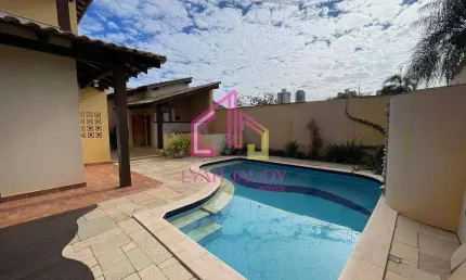 Casa para locação, Jardim Tropical, Cuiabá-MT, 4 Suítes + 1/4, sobrado, 2 vagas, pisina, próximo a