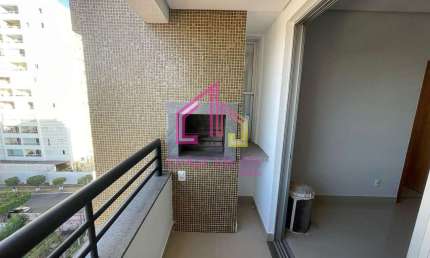 Apartamento para locação, Jardim Santa Marta, Cuiabá-MT, 1 Suíte + 1/4, 2 WC,Sacada com churrasquei
