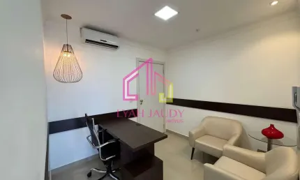 Sala para locação, Alvorada, Cuiabá, MT- EDIFÍCIO CONCORDE - 62 m² ÚTEIS- MOBILIADO- EM FRENTE À AS
