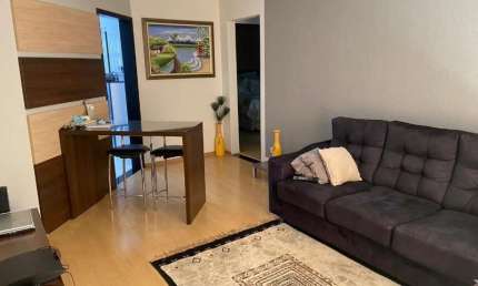 Apartamento mobiliado para alugar no Condomínio Marjuri, em Sorocaba-SP.