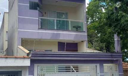 Santo André - Jd das Maravilhas lindo Sobrado 3 suites e 6 vagas - Permuta