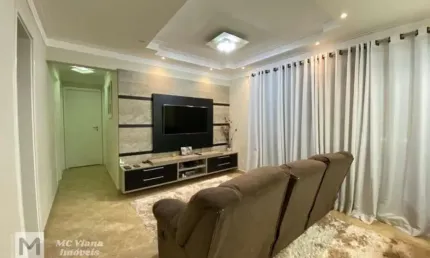 Apartamento com 3 dormitórios, sendo 1 suíte e 1 banheiro