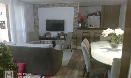 Belo apartamento a venda no centro de Guarulhos com 83 M , 2 dorm sendo 1 suite (3º quarto revertido para sala )