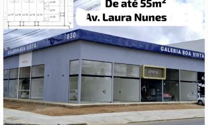 Sala comercial com 3 salas para alugar na Avenida Laura Nunes, Boa Vista, Vitória da Conquista