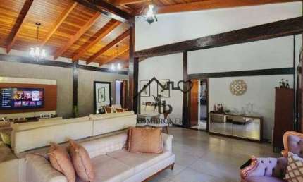 Casa com 4 dormitórios, 320 m² - venda por R$ 2.500.000,00 ou aluguel por R$ 23.296,00/mês - Granja Viana – Chácara dos Lagos - Carapicuíba/SP