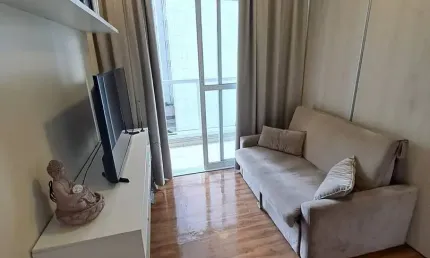 Apartamento à venda 1 dorm + vaga no Centro de SP 32 m² – Sacada, lazer e metrô
