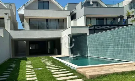 Casa em condomínio fechado com 4 quartos à venda na rua pio borges de castro, barra da tijuca, rio de janeiro, 448 m2 por r$ 3.690.000