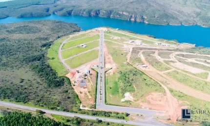 Lançamento de lotes em Condomínio alto padrão na represa de Furnas / Serra da Canastra em São João Batista do Glória, lote padrão com 3.235 m2, lazer