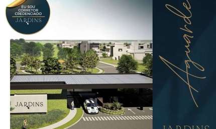 Lançamento terreno para venda em condominio fechado na continuação da Fiusa, Complexo Jardins, lotes a partir de 250 m2