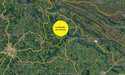 Excelente area para incorporação em Cássia / Delfinopolis-MG, área total 146 hectares com mais de 2,5 km de margem para represa