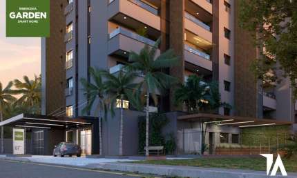 Lançamento alto padrão compacto na Ribeirânia, Condomínio Ribeirânia Garden, 2 dormitorios com suite, 59 m2 privativos, varanda gourmet e lazer comple