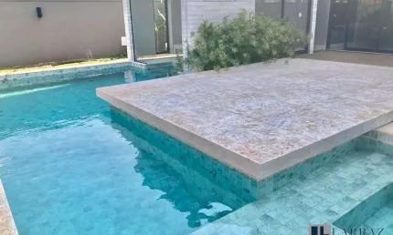 Maravilhoso sobrado altíssimo padrao novo para venda no Jardim Olhos Dagua, Cond Bela Vista, 4 suites, varanda gourmet e piscina em 381 m2 construidos