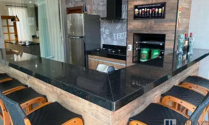 Maravilhoso sobrado para venda em Bonfim Paulista no Cond San Marco, Ilha Modena, 3 suites mais uma reversivel, gourmet e piscina em 292 m2 construido