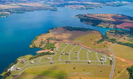 Lançamento de lotes em rifaina-sp, condomínio angra residence, lote com 352 m2, infraestrutura e lazer completos