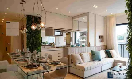 Lindo apartamento novo mobiliado para venda no Jd Botanico, Cond Varanda Botanico, 2 dormitorios, varanda gourmet, 54 m2 de area útil. Lazer completo