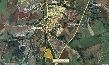 Oportunidade. Terreno residencial  ou incorporação para venda em Bonfim Paulista no Terras de Santa Martha, area 502 m2, parte externa das ilhas, pode