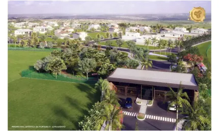 Lote alto padrão para venda em Cravinhos, condomínio fechado, Riviera Village, lote com 413m², lote plano, de muro, ampla area de lazer e muito verde.