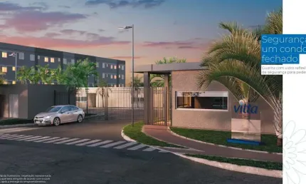 Lançamento minha casa minha vida na via norte, cond. parque das flores, apartamentos 2 dormitórios, 43 m2, lazer completo no condomínio