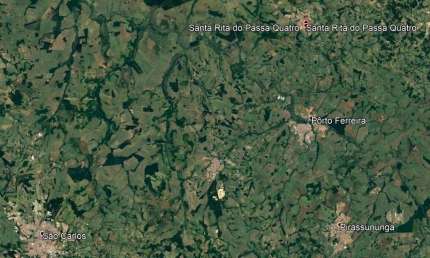 Sitio para venda na regiao Santa Rita do Passa Quatro-SP com 26 alqueires, planta 24 alqueires, rica em agua, beira do asfalto, área livre para planta